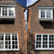 Interfusion flush fit timber windows with ovolo Georgian bars
